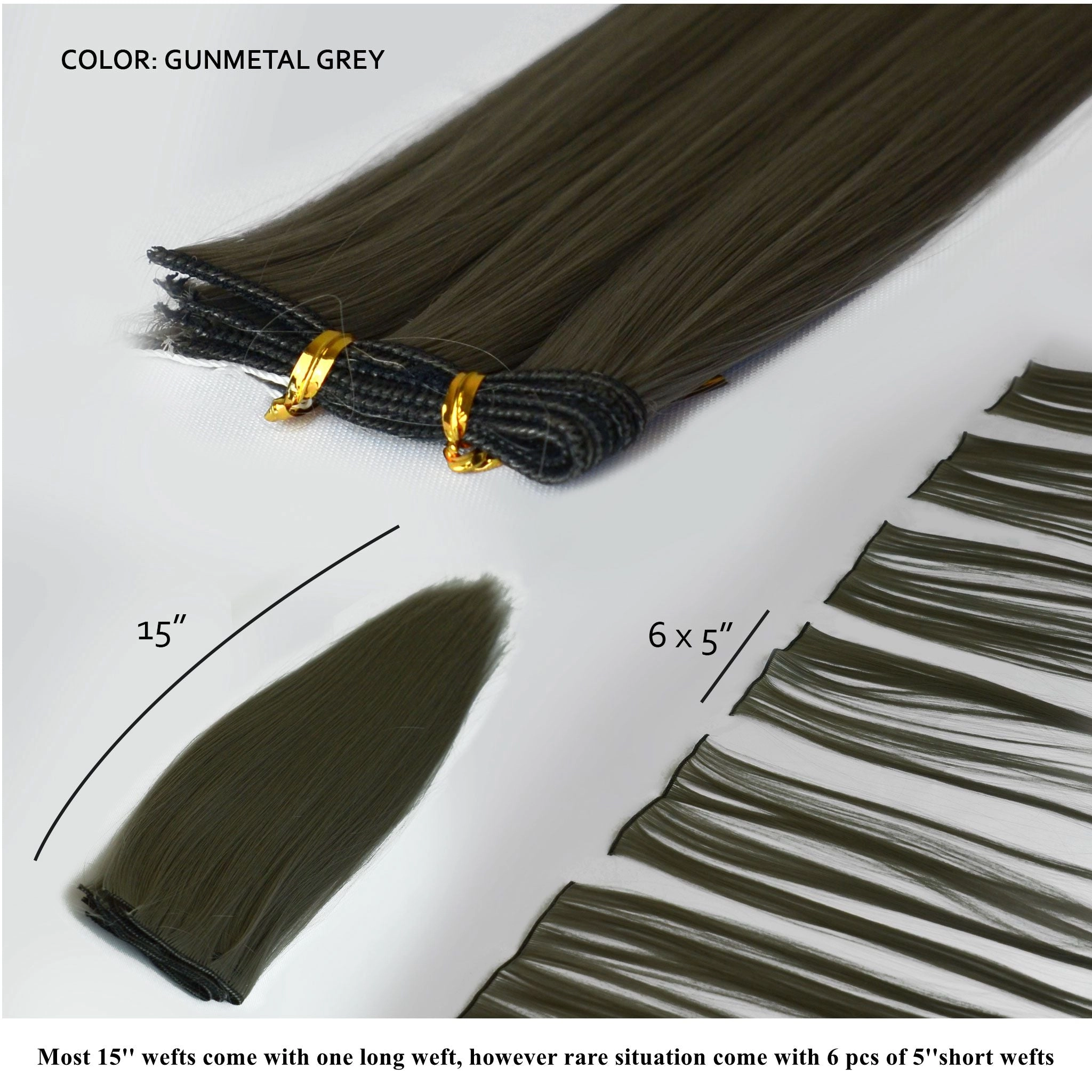 15" Weft Extension - Teal Blue