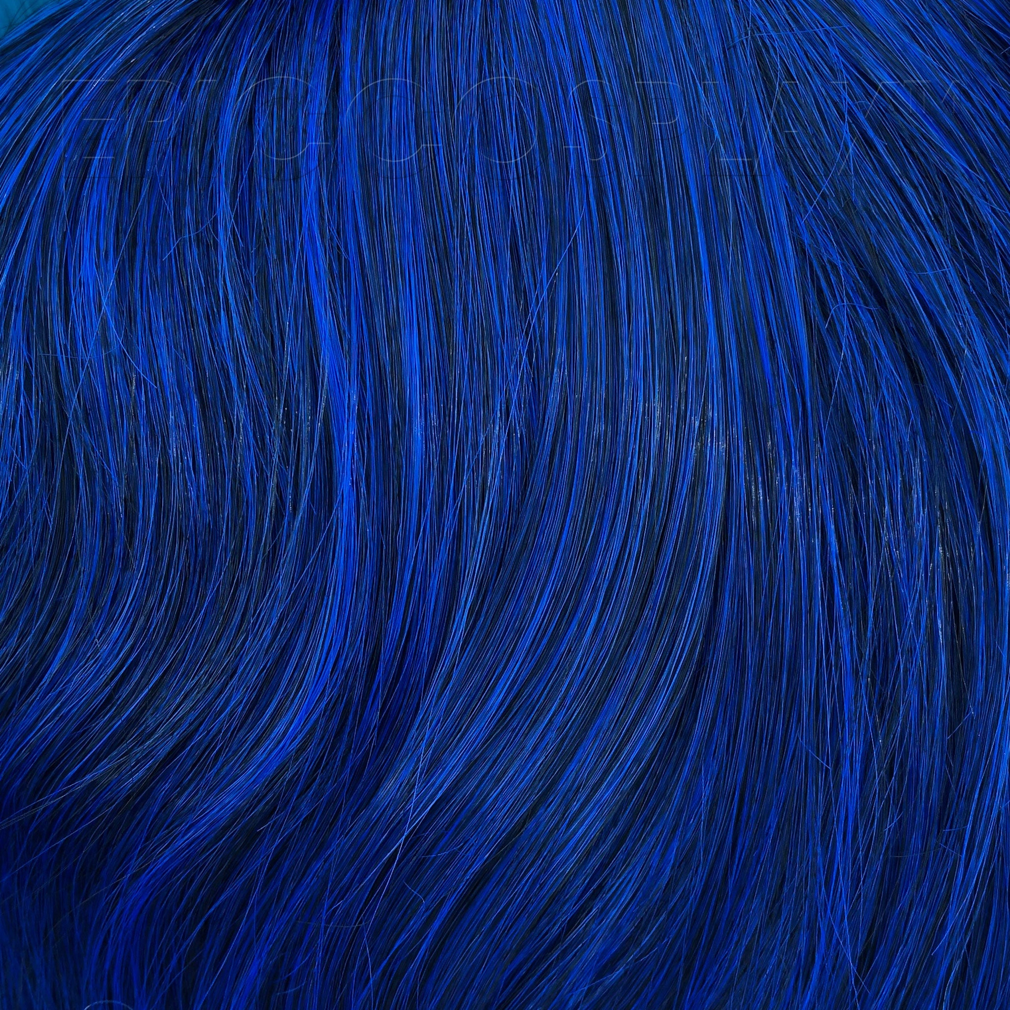 35" Weft Extension - Blue Black Fusion
