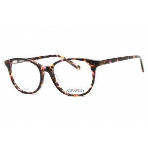 Adensco Women's Eyeglasses - Pink Havana Cat Eye Plastic Frame | AD 231 00B0 00