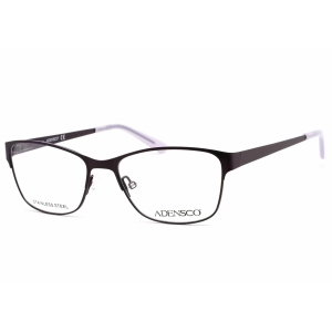 Adensco Women's Eyeglasses - Purple Rectangular Frame Clear Demo Lens | Ad 205 0ETE 00