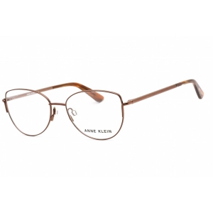 Anne Klein Women's Eyeglasses - Mocha Cat Eye Full Rim Metal Frame | AK5085 200