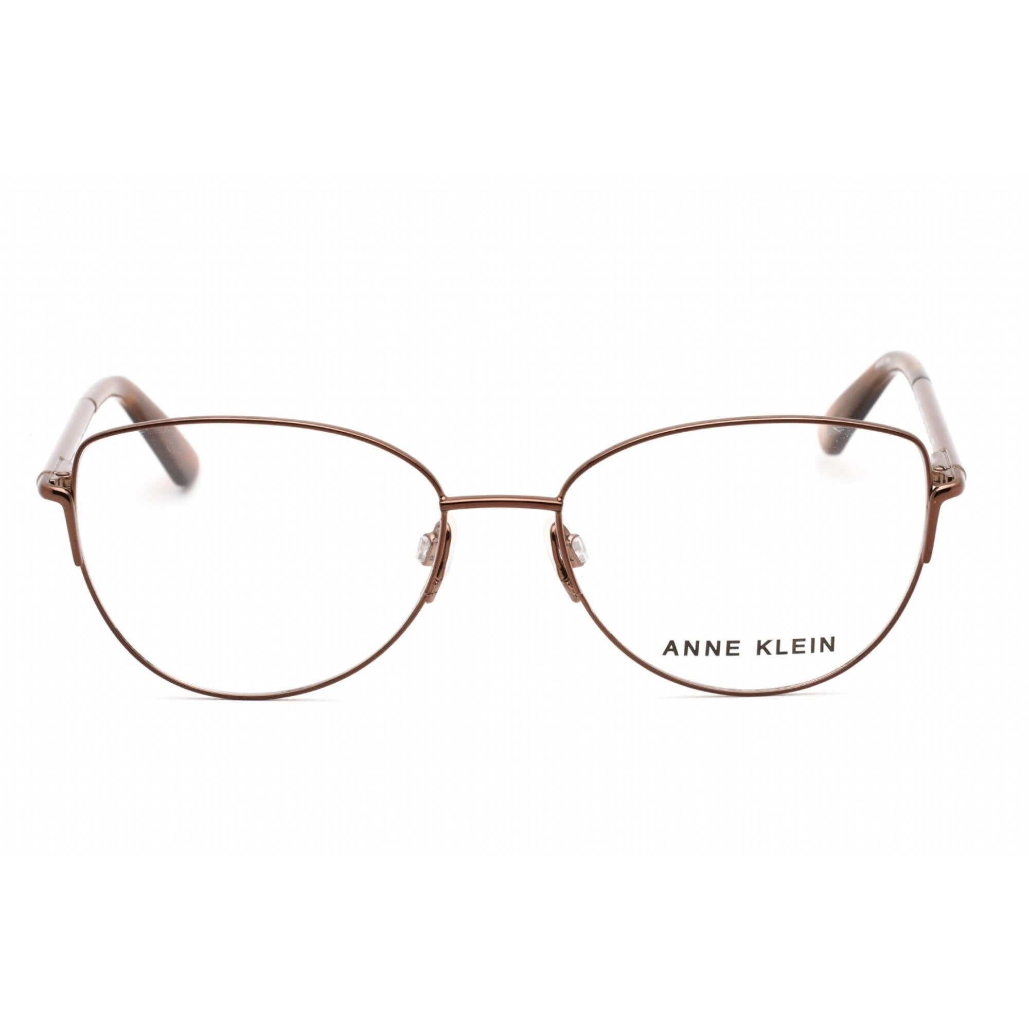 Anne Klein Women's Eyeglasses - Mocha Cat Eye Full Rim Metal Frame | AK5085 200