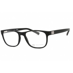 Armani Exchange Men's Eyeglasses - Black Rectangular Frame Clear Lens | AX3034F 8078