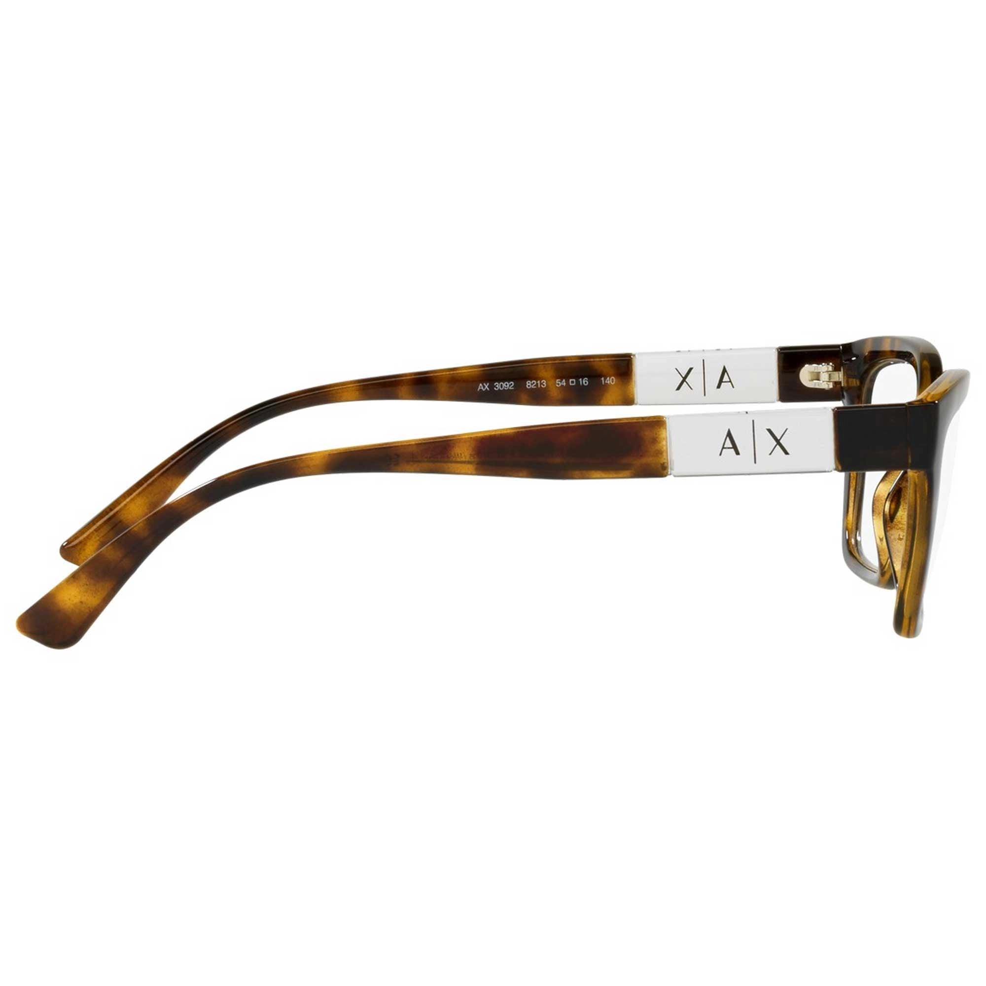 Armani Exchange Women's Eyeglasses - Demo Lens Shiny Havana Frame | 0AX3092F 8213
