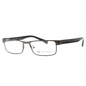 Armani Exchange Women's Eyeglasses - Gunmetal Rectangular Metal Frame | AX1009 6037