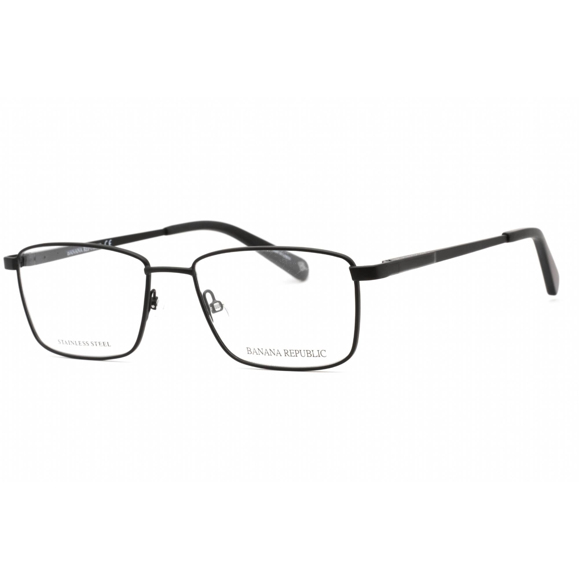 Banana Republic Men's Eyeglasses - Matte Black Rectangular Frame | BR 106 0003 00