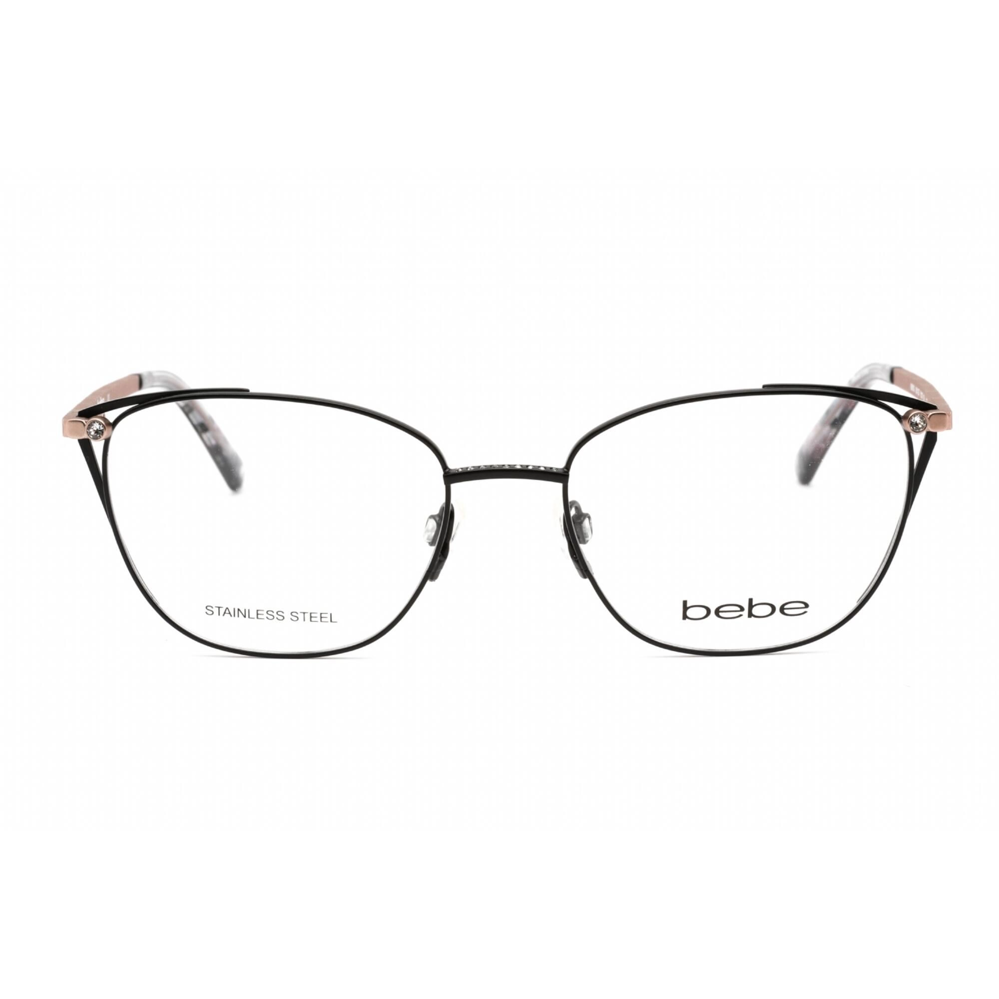 Bebe Women's Eyeglasses - Jet Rectangular Shape Plastic Frame, 53 mm | BB5182 001