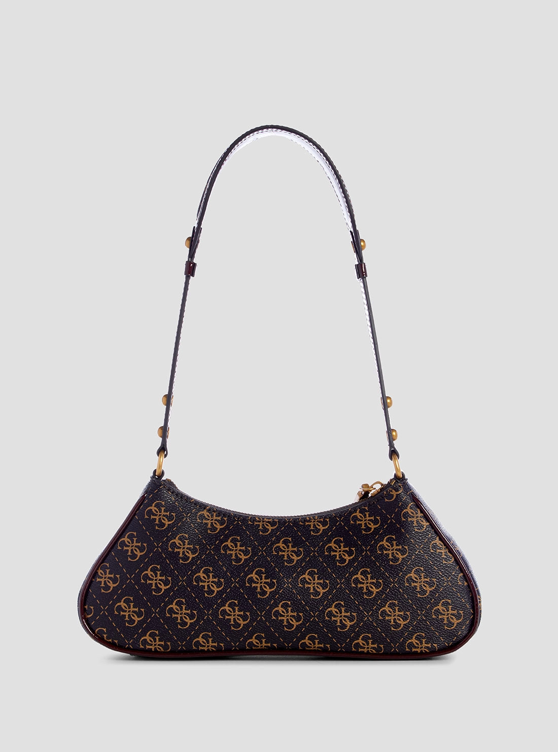 Brown Logo Mintha Shoulder Bag