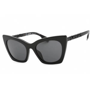 Burberry Women's Sunglasses - Black Cat Eye Frame Dark Grey Lens | 0BE4372U 300187