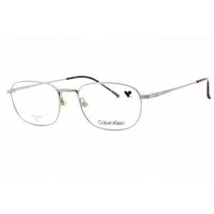 Calvin Klein Men's Eyeglasses - Silver Titanium Full Rim Rectangular | CK23112T 045