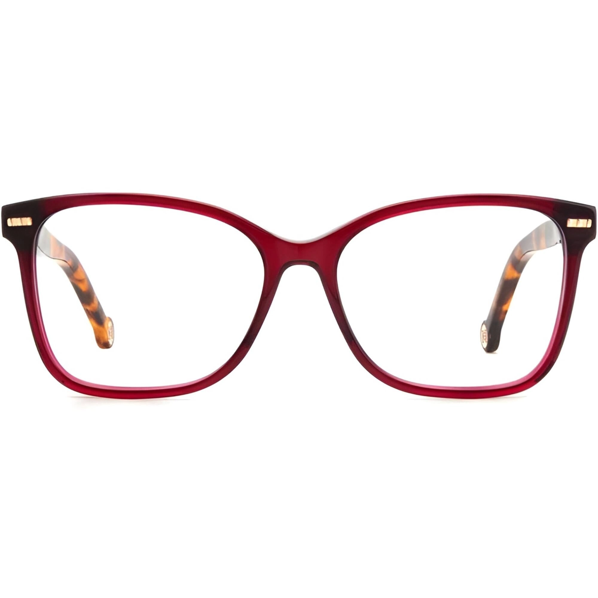 Carolina Herrera Women's Eyeglasses - Burgundy Havana Cat Eye Frame | HER 0108 0YDC