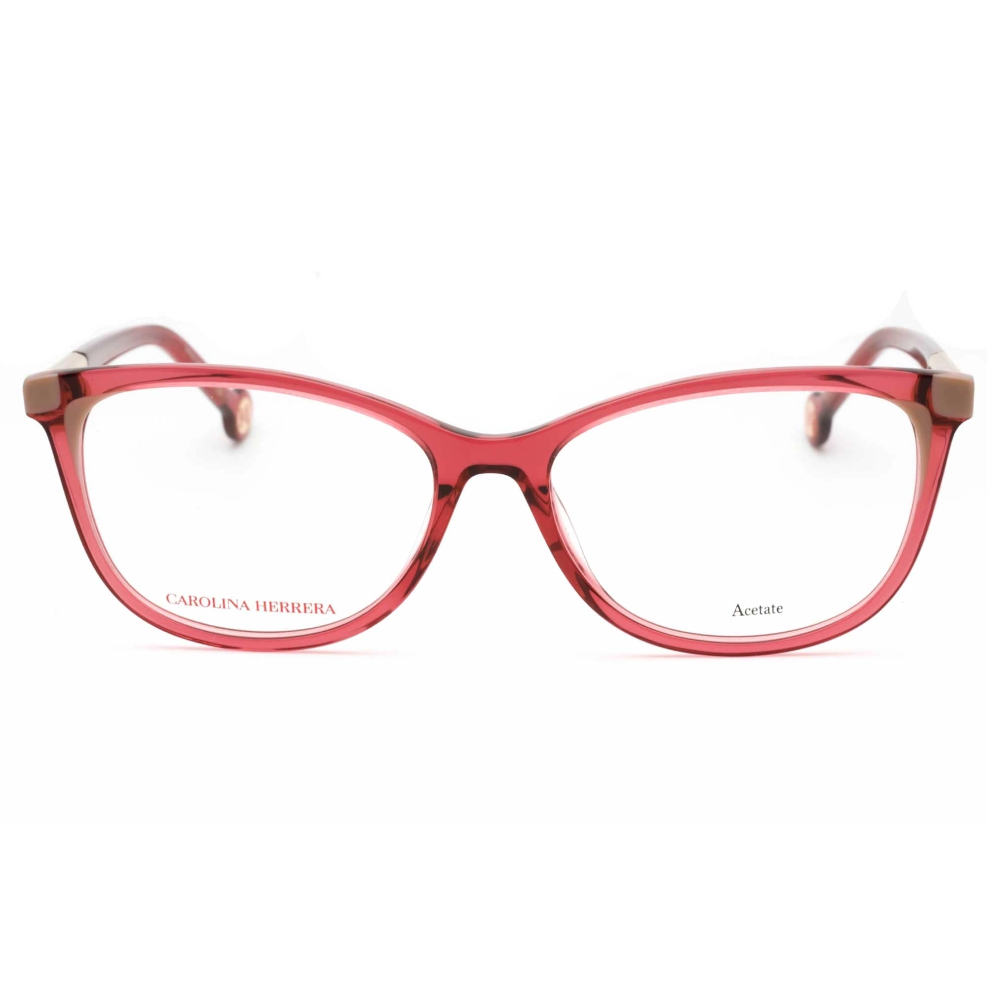 Carolina Herrera Women's Eyeglasses - Mauve Plastic Cat Eye Frame | HER 0163 0G3I 00