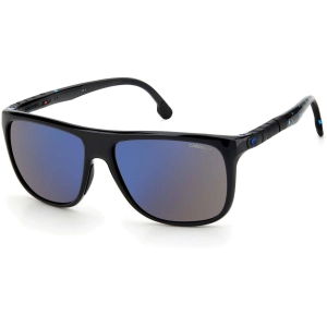 Carrera Men's Sunglasses - Black/Blue Plastic Frame Sky Blue Lens | HYPERFIT 17/S 0D51