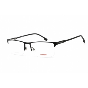 Carrera Unisex Eyeglasses - Half Rim Rectangular Matte Black Metal Frame | 243 003 00