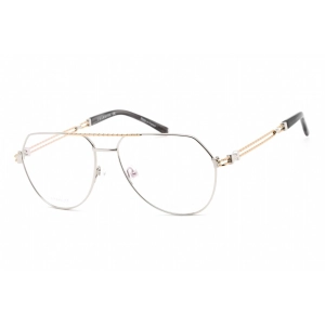 Charriol Men's Eyeglasses - Shiny Silver/Gold Titanium Aviator Frame | PC75086 C02