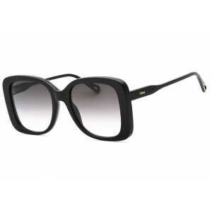 Chloe Women's Sunglasses - Black Butterfly Full Rim Plastic Frame | CH0125S 001