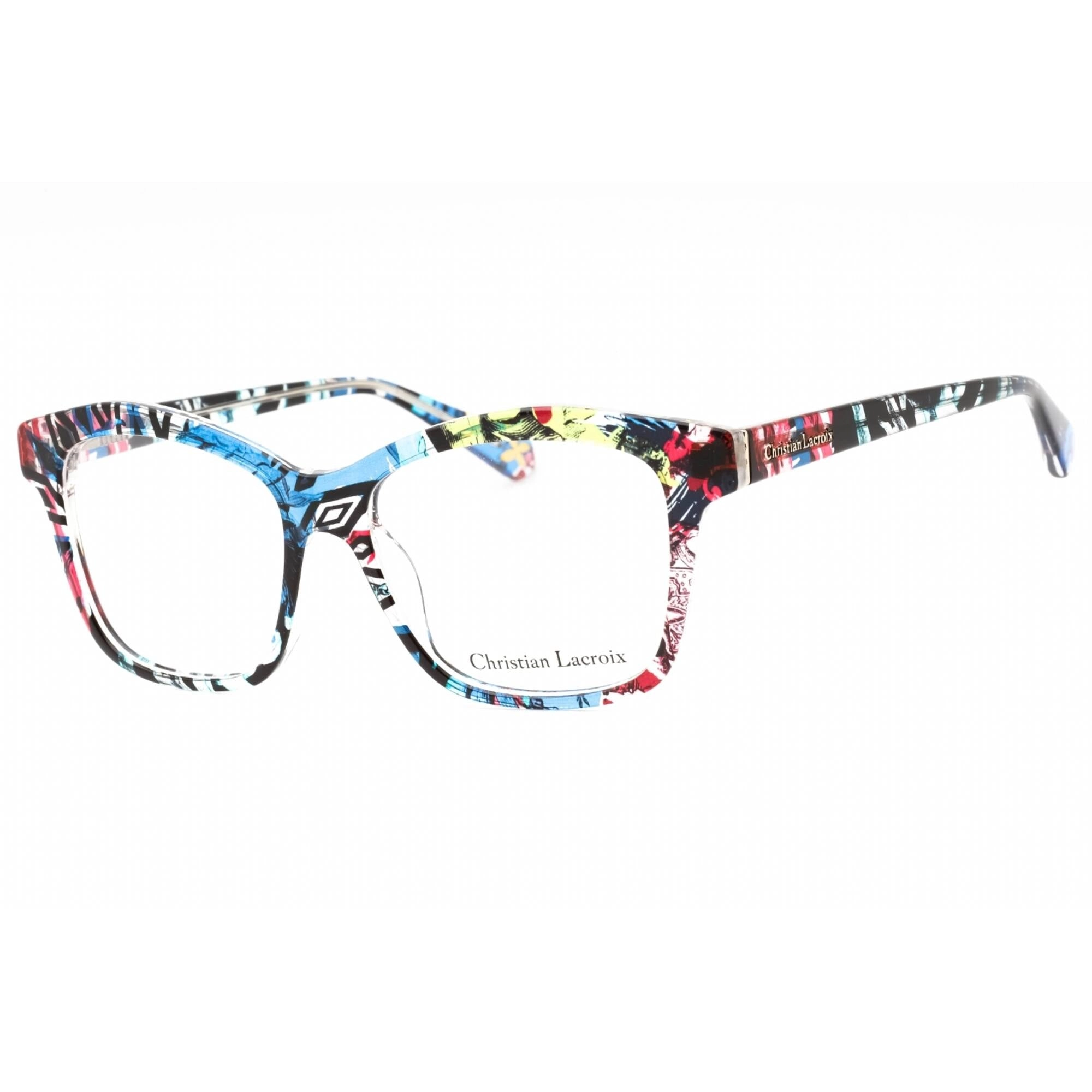 Christian Lacroix Women's Eyeglasses - Blue Plastic Cat Eye Frame | CL1076 659