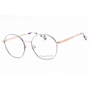 Christian Lacroix Women's Eyeglasses - Navy/Rose Gold Full Rim Frame | CL3074 600