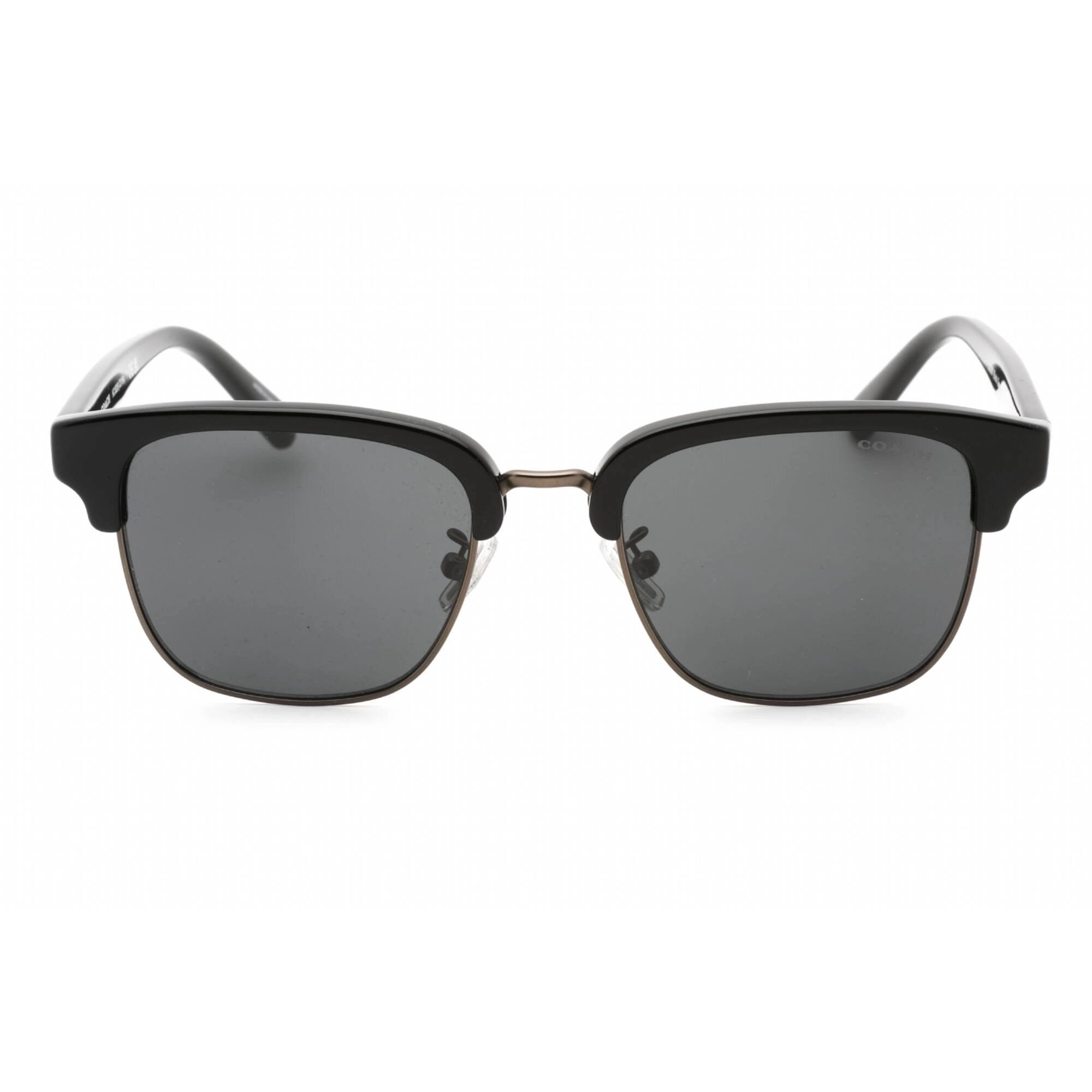 Coach Men's Sunglasses - Black Gunmetal Metal Rectangular Frame | 0HC8326 500287