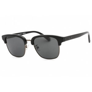 Coach Men's Sunglasses - Black Gunmetal Metal Rectangular Frame | 0HC8326 500287
