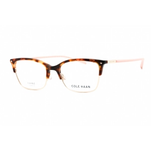 Cole Haan Men's Eyeglasses - Soft Tortoise Rectangular Frame Clear Lens | CH5029 239