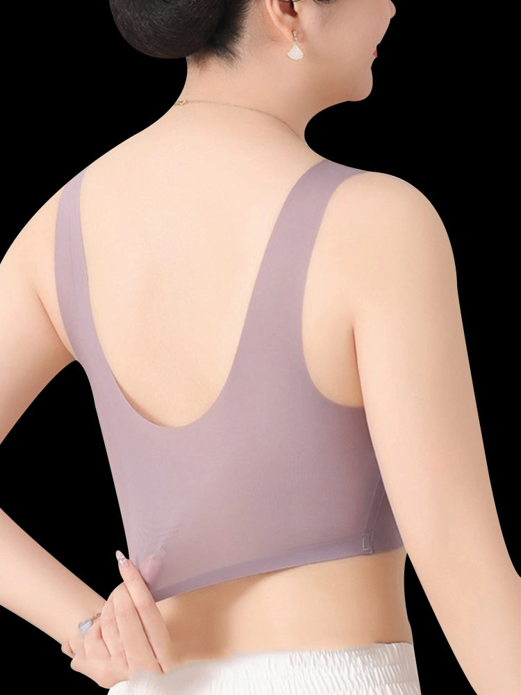 Comfort Front Closure Floral Printed Wireless Bra