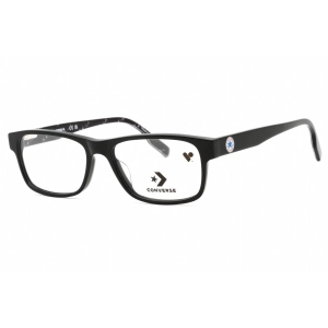 Converse Men's Eyeglasses - Black Plastic Rectangular Full Rim Frame | CV5001 001