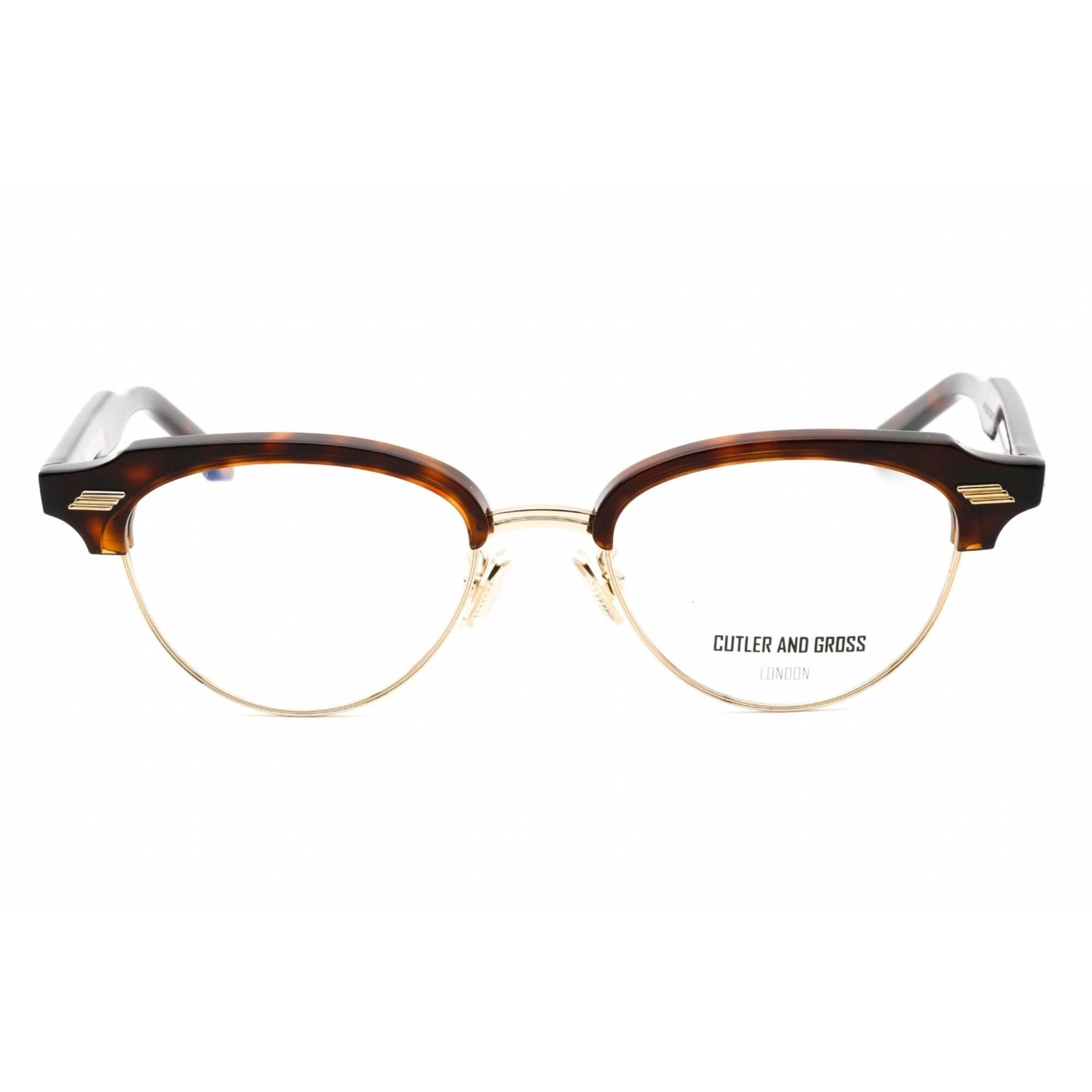 Cutler And Gross Women's Eyeglasses - Dark Turtle Cat Eye Plastic Frame | CG1335 003