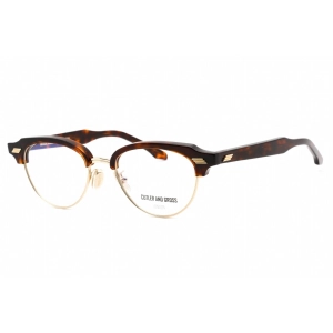 Cutler And Gross Women's Eyeglasses - Dark Turtle Cat Eye Plastic Frame | CG1335 003