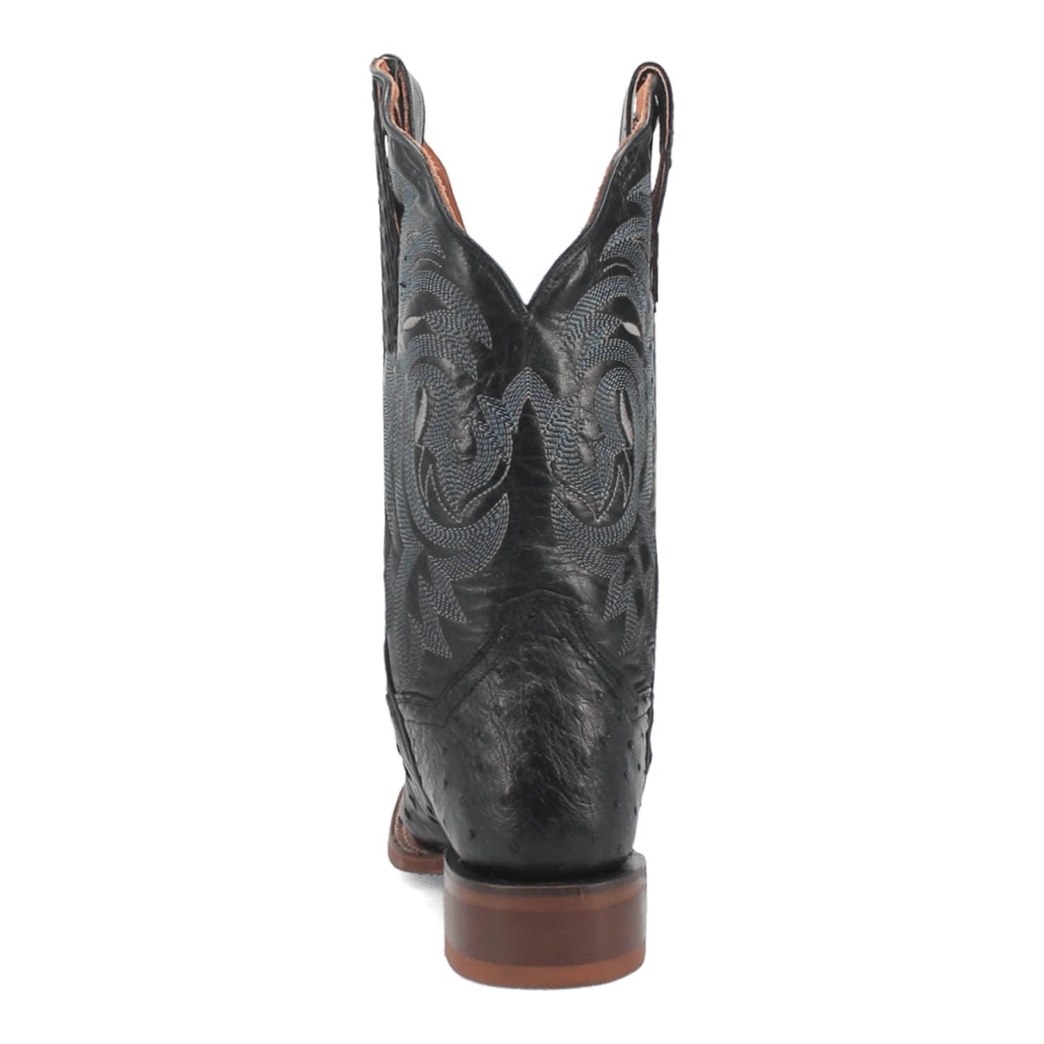 Dan Post Womens Kylo Black Full Quill Ostrich Cowboy Boots