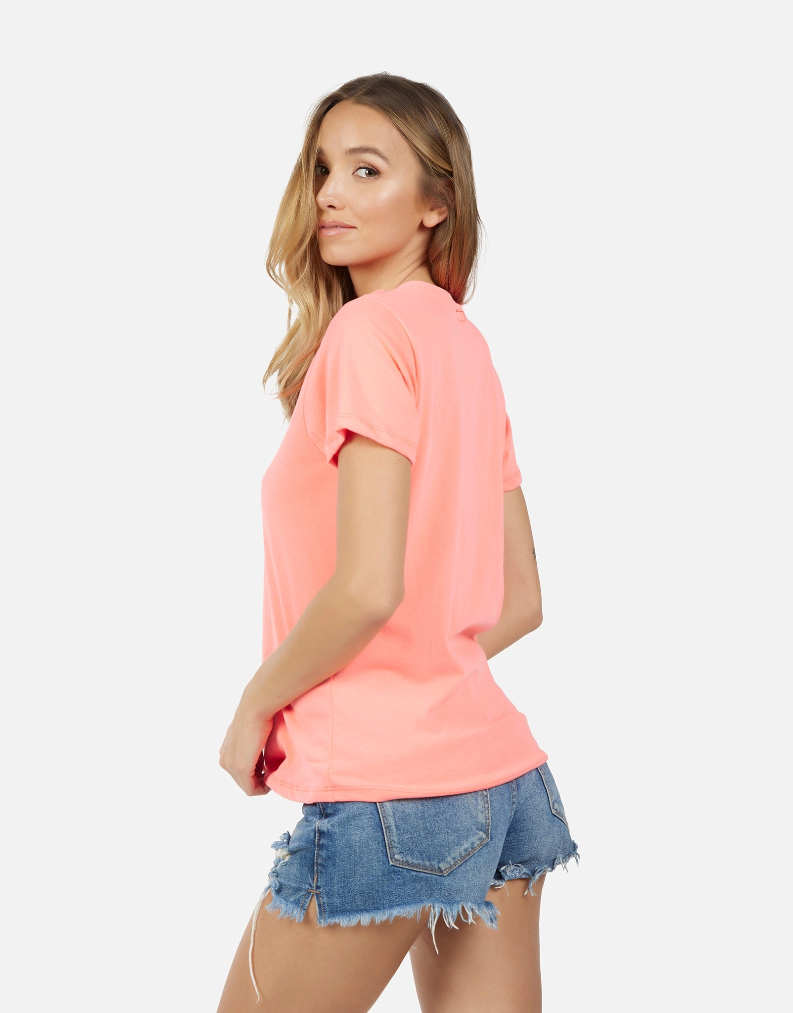Delaware S/S Crew Tee w/ Cutout
