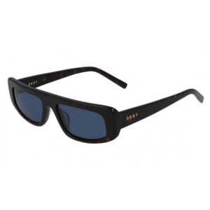 Dkny Women's Sunglasses - Dark Tort Rectangular Frame Blue Lens | DKNY DK518S 237