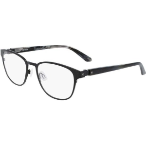 Dragon Unisex Eyeglasses - Matt Black Metal Square Frame Demo Lens | DRAGON DR7006 2
