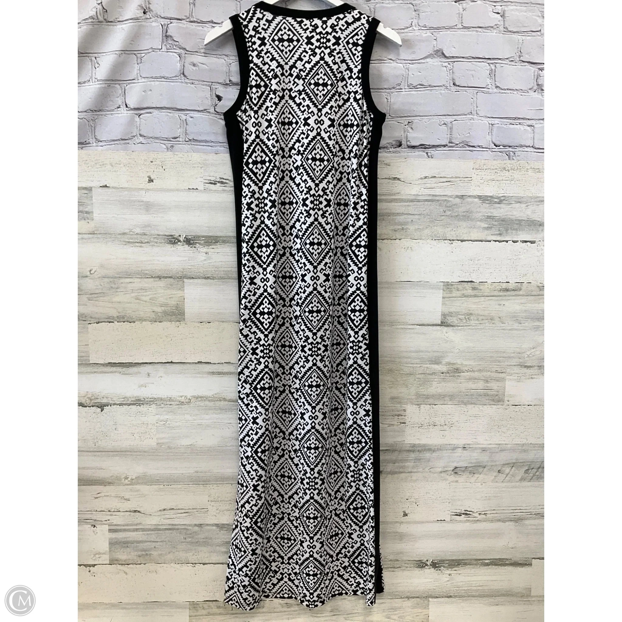 Dress Casual Maxi By Emma And Michele In Black & White, Size: S