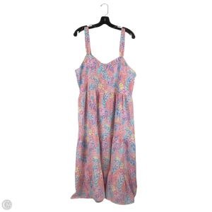 Dress Casual Maxi By Simply Southern In Floral Print, Size: Xl