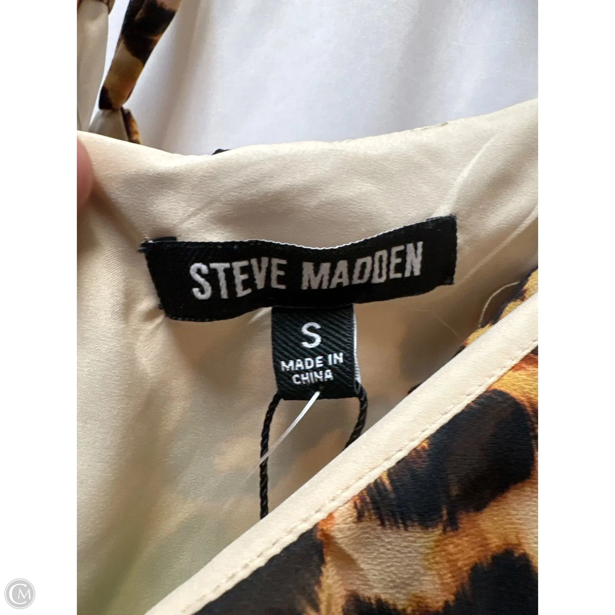 Dress Casual Maxi By Steve Madden In Animal Print, Size: S