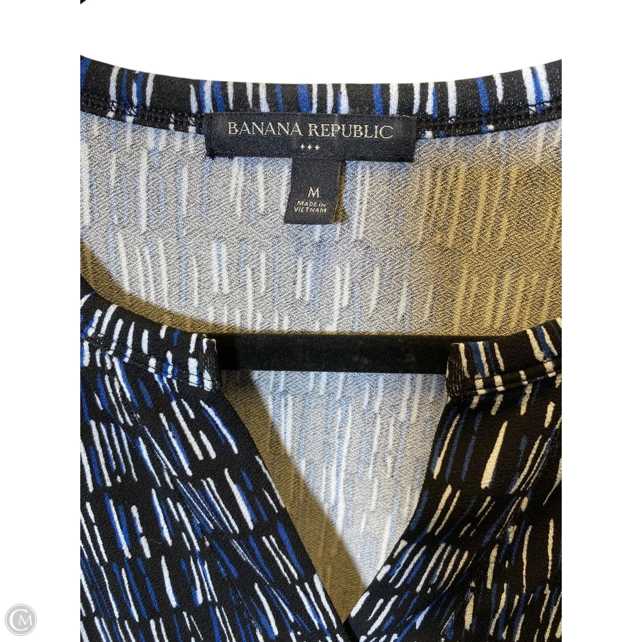 Dress Casual Midi By Banana Republic In Multi-colored, Size: M