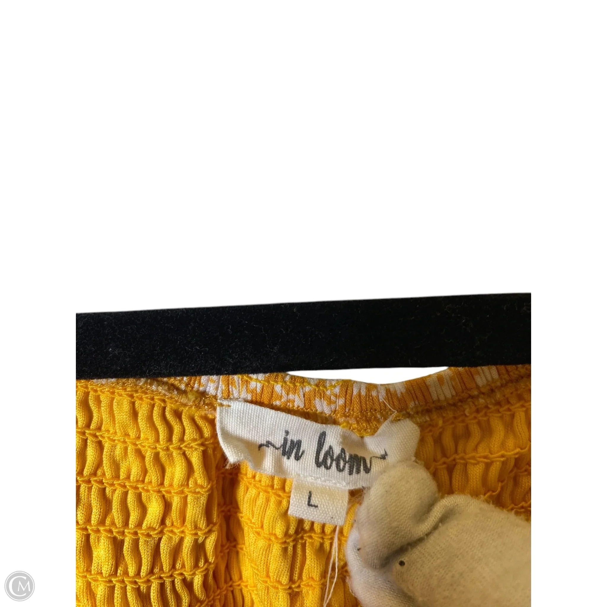 Dress Casual Midi By Cmc In Yellow, Size: L