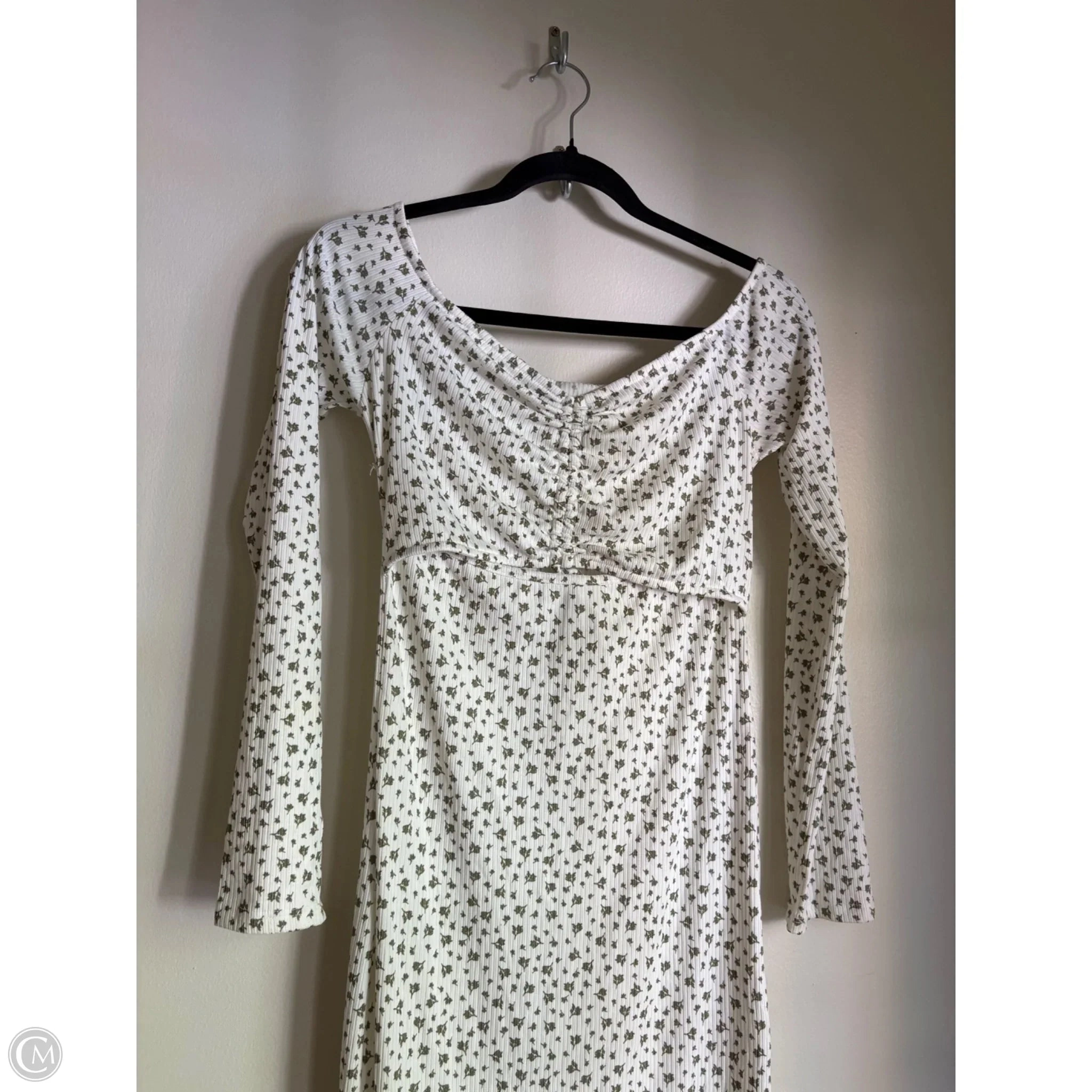 Dress Casual Midi By endless blu In Green, Size: M