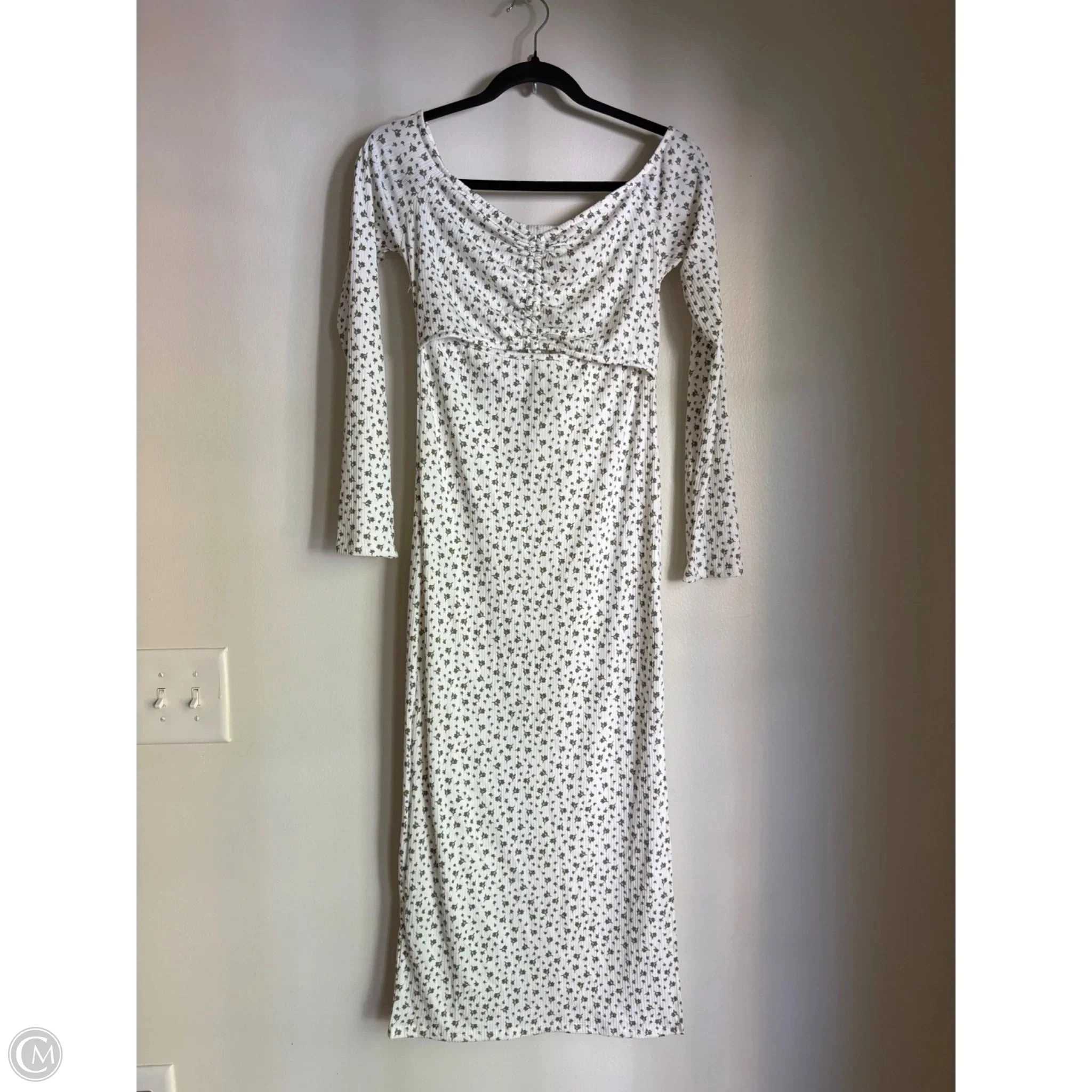Dress Casual Midi By endless blu In Green, Size: M