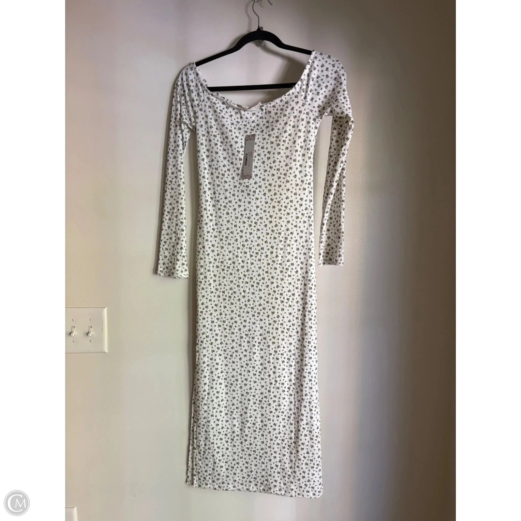 Dress Casual Midi By endless blu In Green, Size: M