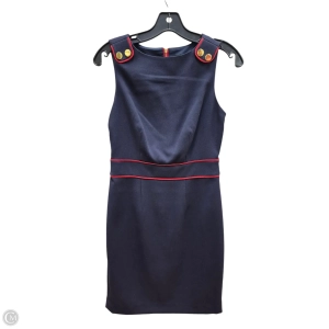 Dress Casual Midi By Limited In Blue & Red, Size: 0