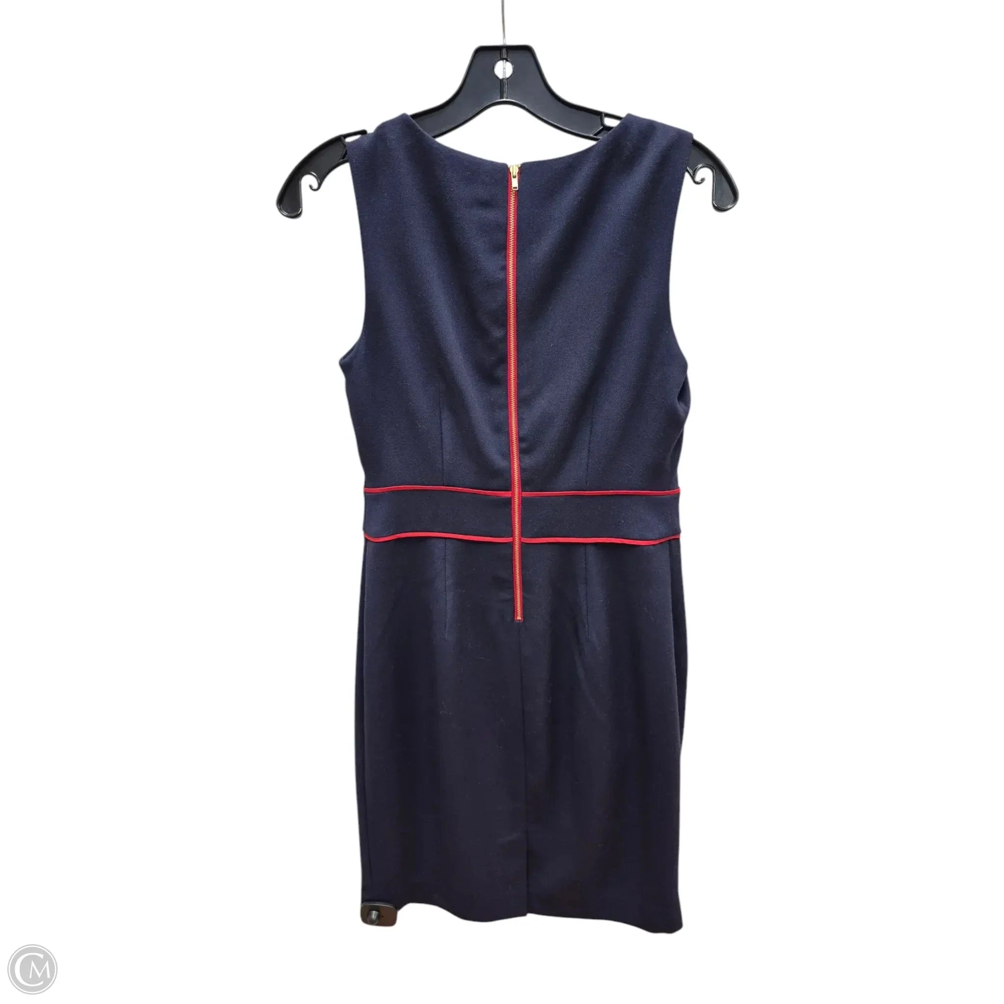 Dress Casual Midi By Limited In Blue & Red, Size: 0