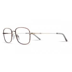 Elasta Men's Eyeglasses - Havana Grey Full Rim Square Frame Demo Lens | E 7234 0AB8