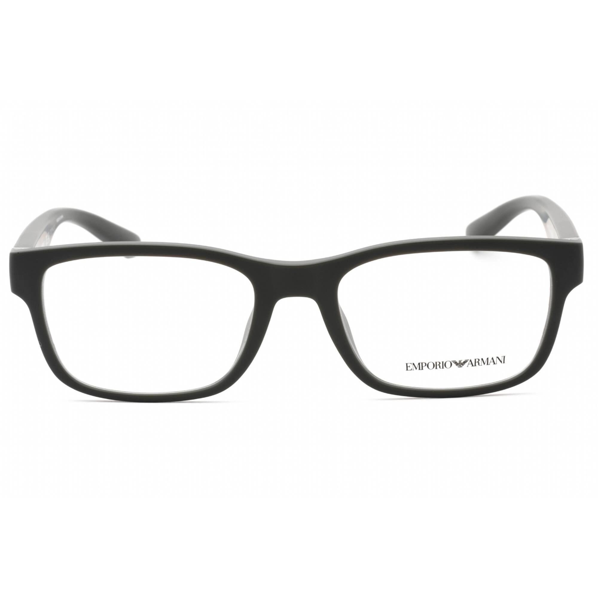 Emporio Armani Men's Eyeglasses - Matte Grey Full Rim Frame, 55 mm | 0EA3201U 5437