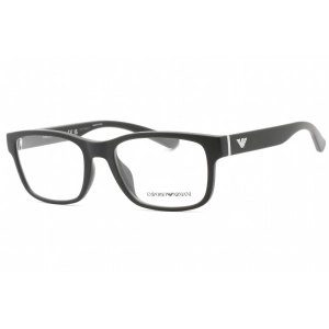 Emporio Armani Men's Eyeglasses - Matte Grey Full Rim Frame, 55 mm | 0EA3201U 5437