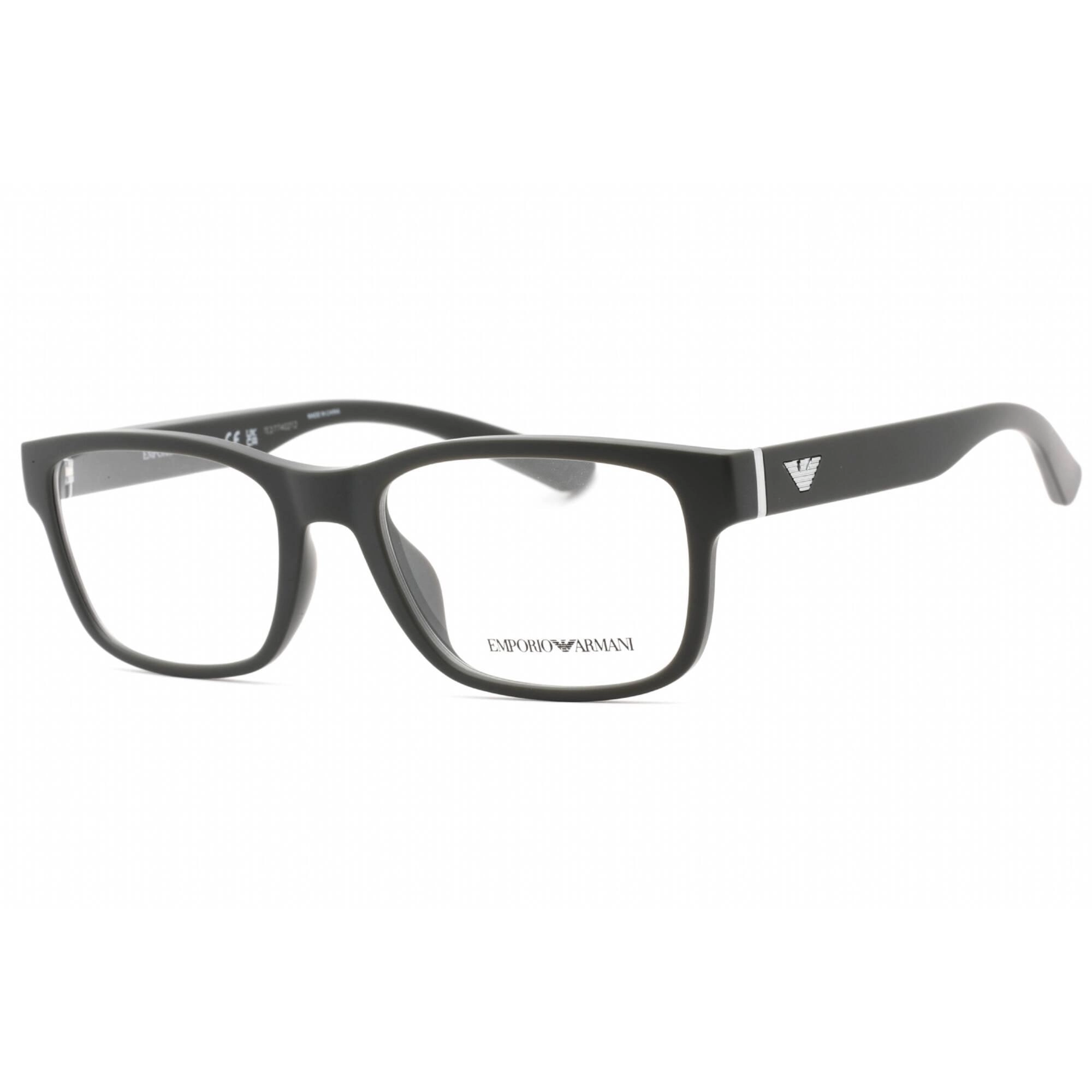 Emporio Armani Men's Eyeglasses - Matte Grey Full Rim Frame, 55 mm | 0EA3201U 5437