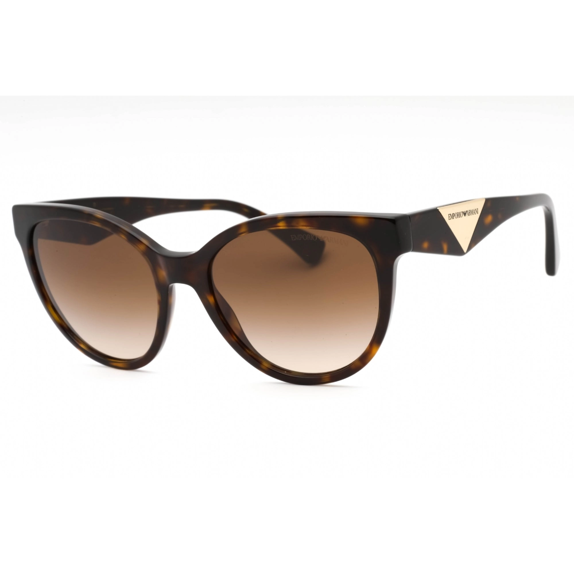Emporio Armani Women's Sunglasses - Havana Plastic Cat Eye Frame | 0EA4140 508913
