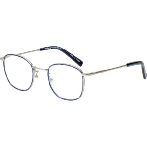 Eyebobs Unisex Reading Glasses - Blue Silver Metal Frame,  3.00 | EYEBOBS 3174 010