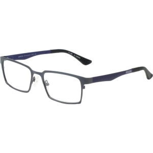 Eyebobs Unisex Reading Glasses - Gun Blue Rectangular Frame,  3.00 | EYEBOBS 905 002